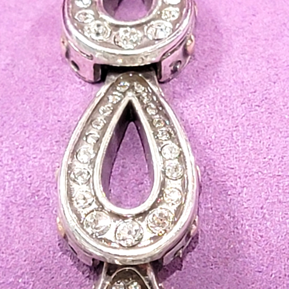 Brighton Retired Plaza Teardrop Hearts Nwot - image 3